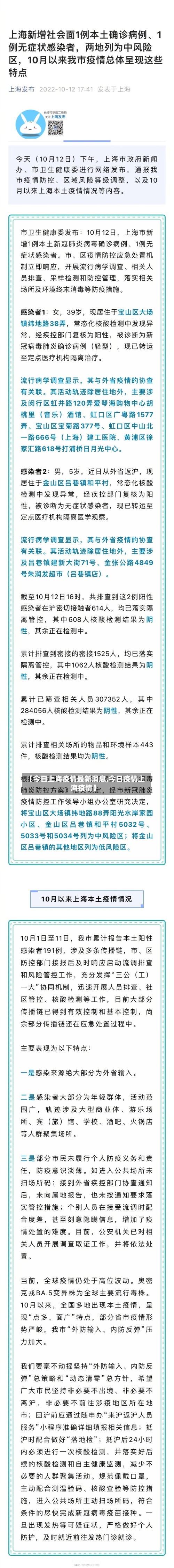 【今日上海疫情最新消息,今日疫情上海疫情】