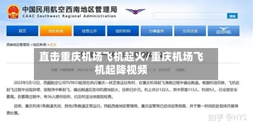 直击重庆机场飞机起火/重庆机场飞机起降视频