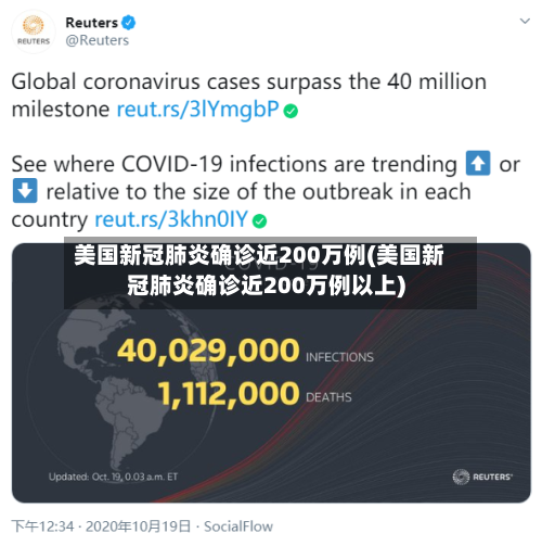 美国新冠肺炎确诊近200万例(美国新冠肺炎确诊近200万例以上)