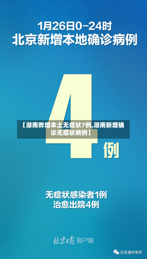 【湖南昨增本土无症状7例,湖南新增确诊无症状病例】-第2张图片
