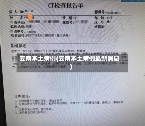 云南本土病例(云南本土病例最新消息)-第2张图片